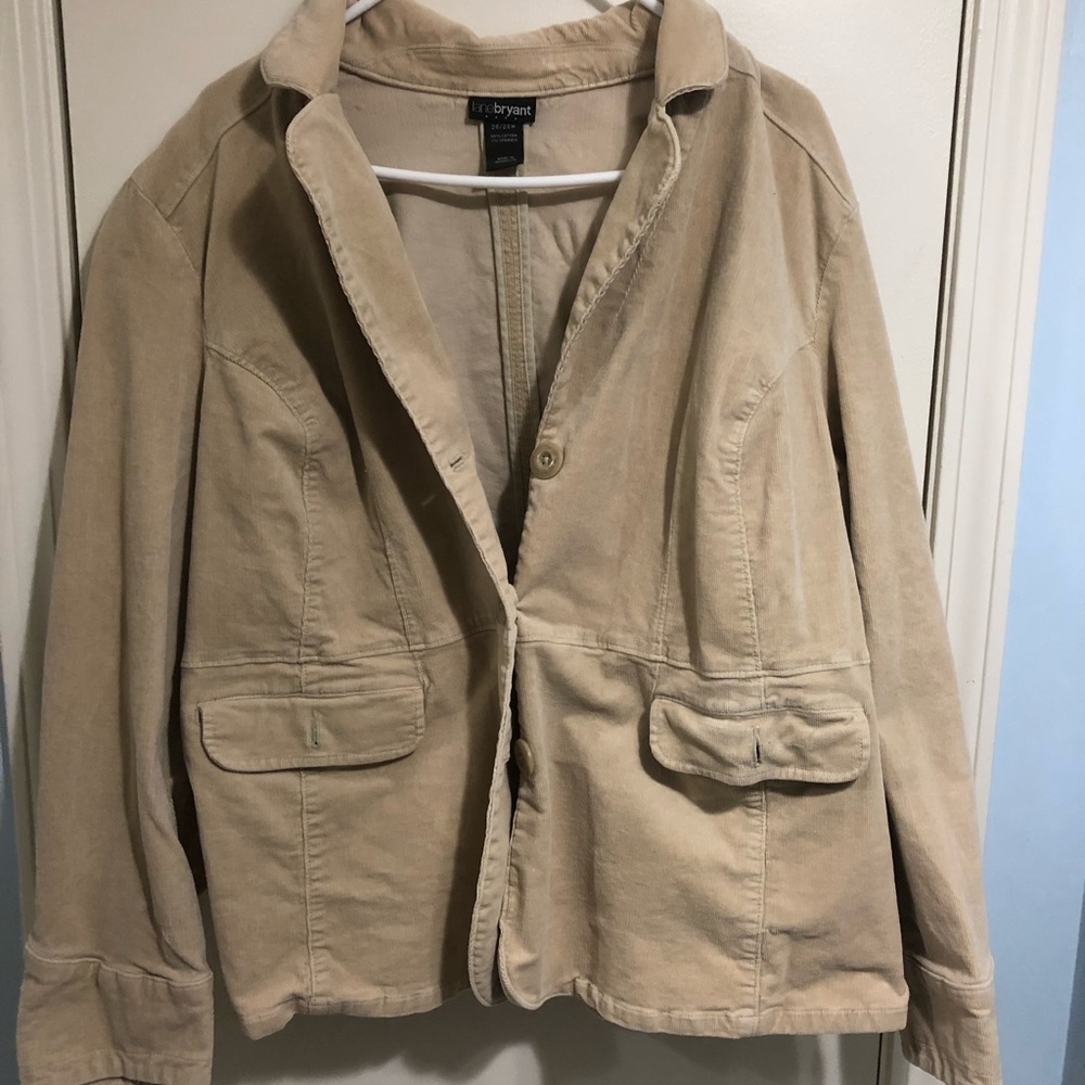 Corduroy jacket.